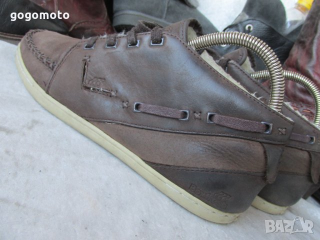 зимни мокасини BOXFRESH®,N- 39 - 40, естествена кожа + топла подплата,зимни полу боти,GOGOMOTO.BAZAR, снимка 16 - Мъжки боти - 35638513