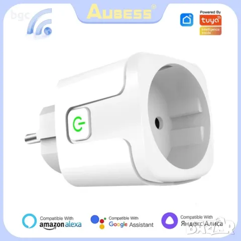 НОВ 20А 4400Watt Смарт Контакт Умен Щепсел Smart Wi-Fi Bluetooth Управление , снимка 4 - Друга електроника - 49469618