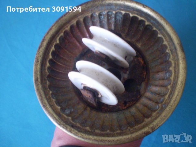 рядкя Стара бронзова лампа полюлеи тип асансиор , снимка 7 - Антикварни и старинни предмети - 38782157