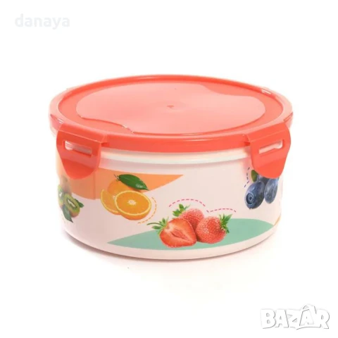 6054 Комплект кутии за храна с капак, 5 броя, снимка 3 - Кутии за храна - 51247360