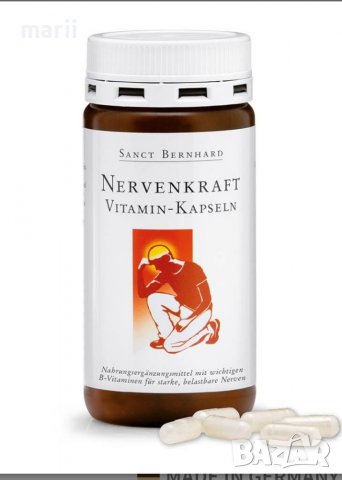 Капсули витамини от В група за нервната система Sanct Bernhard 