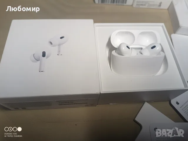 Apple AirPods Pro (2-ро поколение) Безжични слушалки в ушите, Bluetooth, бели , снимка 7 - Безжични слушалки - 55891084
