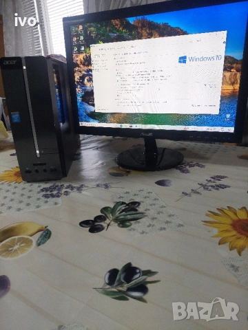 4 Ядрен комплект компютър acer XC-605, снимка 2 - Работни компютри - 51970628