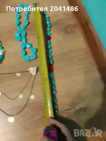 Тюркоаз,корали,старинни колиетата, снимка 2 - Колиета, медальони, синджири - 48803987