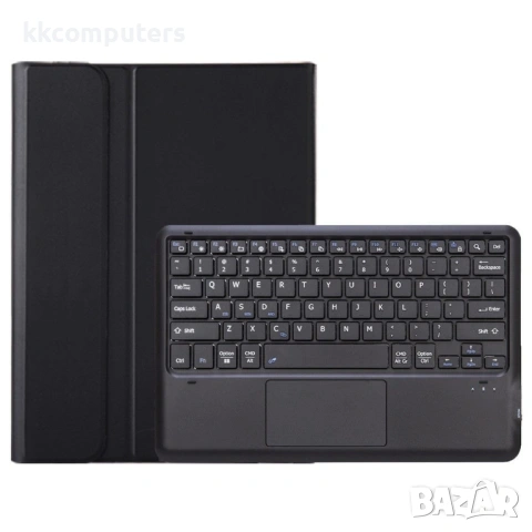 A0N11-A Кожен Калъф с Bluetooth Клавиатура с Тъчпад за Xiaomi Redmi Pad Pro - Стойка, Холдер за Стил