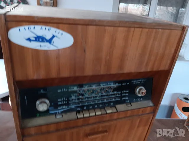 Респром А-104 Радиограмофон, снимка 4 - Радиокасетофони, транзистори - 48657014