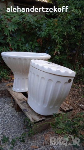 Ретро тоалетна чиния с казанче Vitruvit Гърция, снимка 3 - Други стоки за дома - 51857261