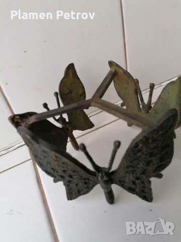 Бронзова поставка, чаши6,пепелник и бонбониера , снимка 7 - Антикварни и старинни предмети - 34954857