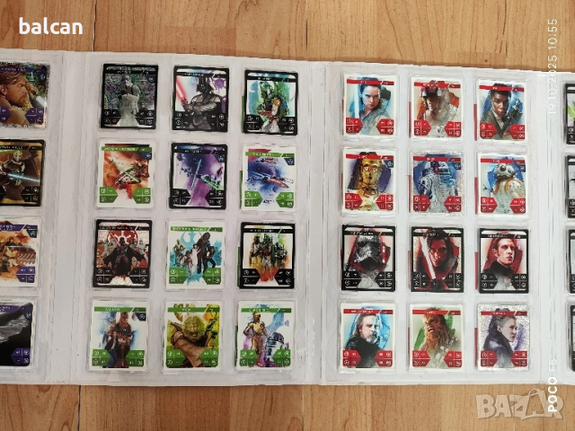 Пълен албум с карти Star wars, снимка 4 - Колекции - 52104857