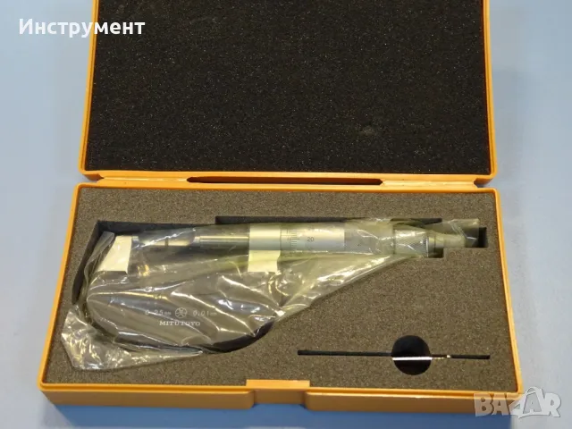 Микрометър Mitutoyo 122-101 (0-25mm) Handener steel blade, снимка 2 - Други инструменти - 49055051