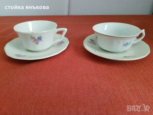 Продавам две старинни чашки за кафе, снимка 11 - Чаши - 37822065