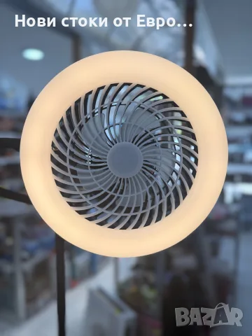 Подова LED лампа с вентилатор  - 185 см | 13,8 вата | 1380 лумена, снимка 6 - Настолни лампи - 55949230