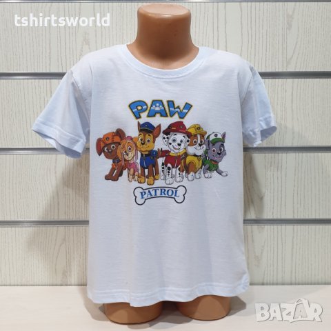 Нова детска тениска с дигитален печат PAW Patrol (Пес патрул), снимка 6 - Детски тениски и потници - 36598911