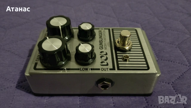 Ефект за китара - DOD Gunslinger Mosfet Distortion, снимка 6 - Китари - 53950463