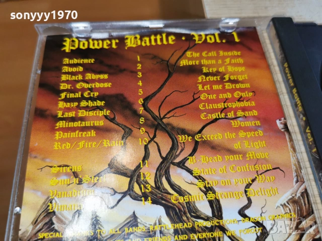 POWER BATTLE 1 CD-ВНОС GERMANY 0304261745H2E6R, снимка 17 - CD дискове - 54081849