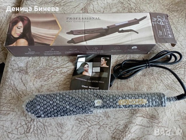 Турмалинова преса за коса, снимка 4 - Преси за коса - 42576599