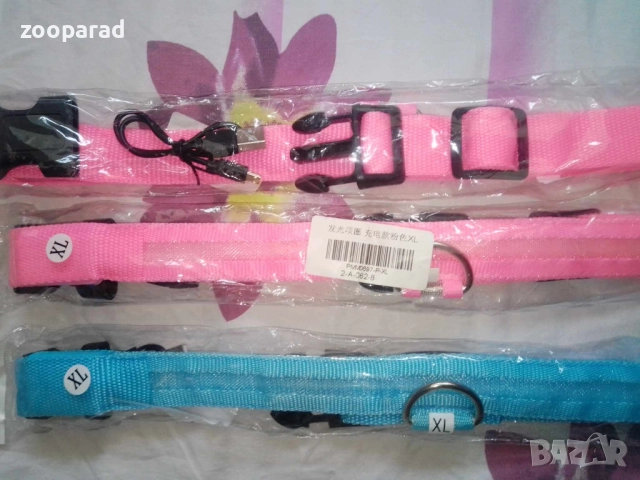 USB зареждащи се LED нашийници. , снимка 3 - За кучета - 52664958