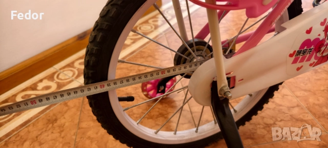 Велосипед - Колела 18" за момичета 5-9 години, снимка 10 - Детски велосипеди, триколки и коли - 51996267