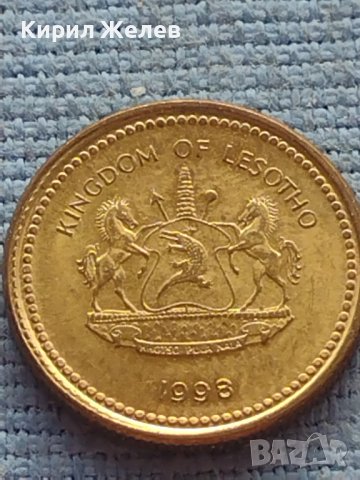 Монета 10 lisente 1998г. KINGDOM OF LESOTHO рядка за КОЛЕКЦИОНЕРИ 41156, снимка 5 - Нумизматика и бонистика - 42774324