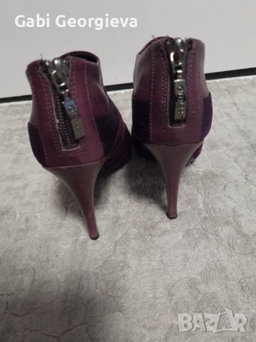 Дамски боти GUESS лилави 38 номер, снимка 7 - Дамски боти - 39436653