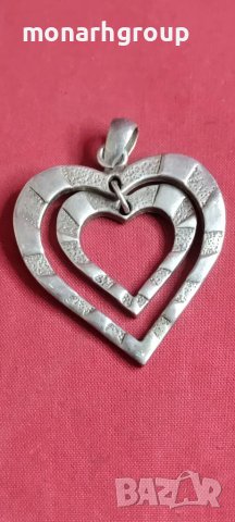 Сребърна висулка , снимка 2 - Колиета, медальони, синджири - 48045550