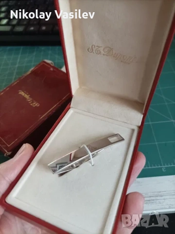 S.T. Dupont на 25 години щипка , игла за вратовръзка