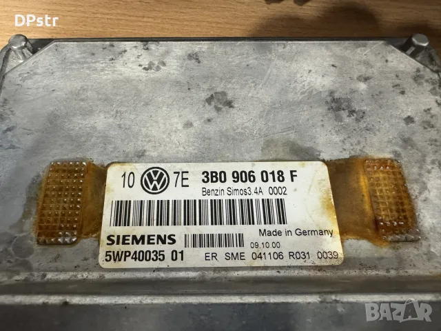 VW Passat B5 ECU 3B0906018F Simos 3.4A + табло 3B0920805 + ключ , снимка 2 - Части - 56239053