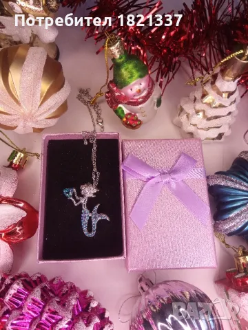 Колие с кристали , снимка 3 - Колиета, медальони, синджири - 48395212