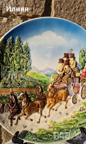 Голяма 3Д чиния за окачване 

, снимка 3 - Декорация за дома - 47948772