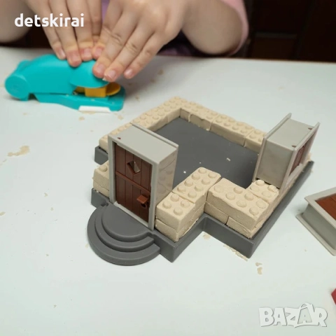 Пясъчна къща или Пясъчен замък от кинетичен пясък, снимка 7 - Други - 52281063