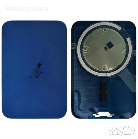 Капак батерия / Задно стъкло Оборудван + Магнит за iPhone 17 Pro Max 6.9 / Син / Баркод : 484331