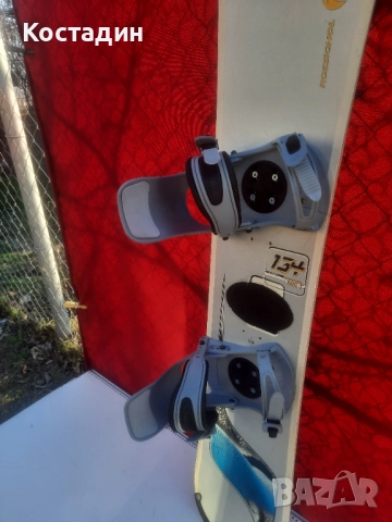 Сноуборд Rossignol Roc T Blue Ocean 134см  с автомати, снимка 5 - Зимни спортове - 52442509