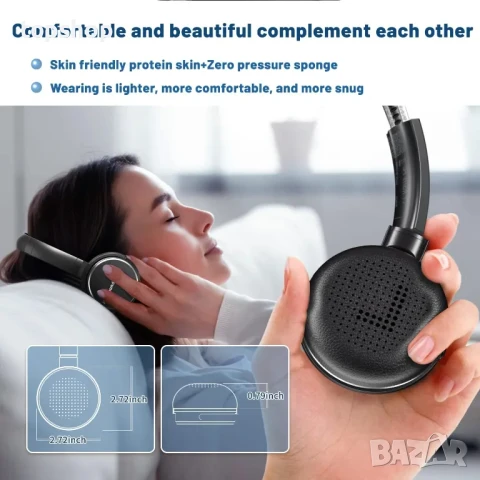 BKM600 Безжични слушалки за телевизор, с Bluetooth USB предавател, снимка 3 - Bluetooth слушалки - 50525711