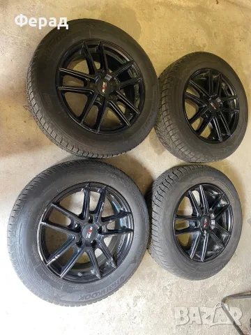 4бр зимни гуми 205/60/16 uniroyal hankook, снимка 7 - Гуми и джанти - 56142282