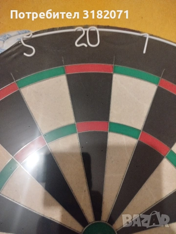 Класическа дартс дъска от сизал, снимка 3 - Дартс - 54078420