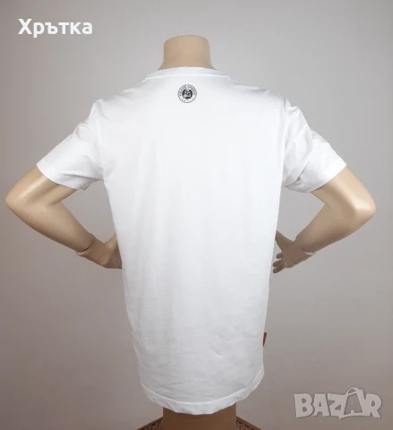 Lacoste Roland Garros - Оригинална мъжка тениска размер XL, снимка 4 - Тениски - 50689630
