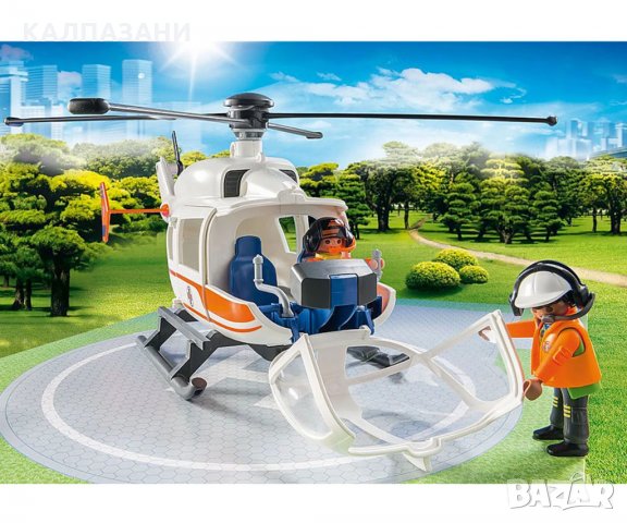 Playmobil - Спасителен хеликоптер Playmobil 70048 - Rescue Helicopter, снимка 2 - Конструктори - 31823418