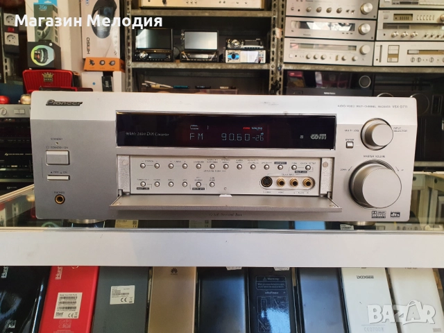 Ресийвър Pioneer VSX-D711 5.1 5 по 100 вата на 8 ома. В отлично техническо състояние, много добър въ