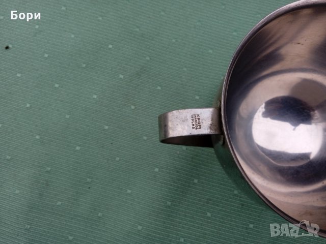 Канчета/чаши неръждавейка български БДС, снимка 3 - Други - 35384189