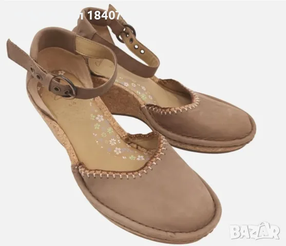 НОВИ CLARKS сандали на платформа - корк, №39