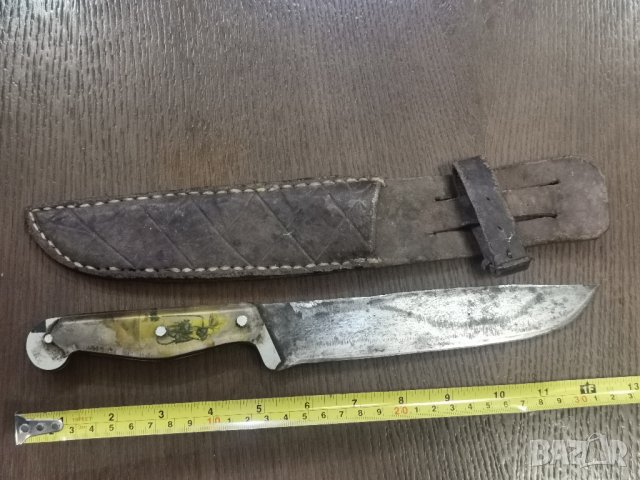Стар ловен нож, снимка 4 - Антикварни и старинни предмети - 40509723