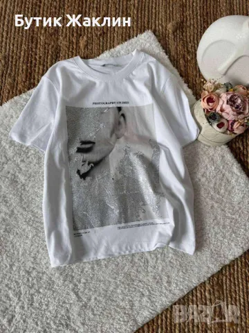 Дамска тениска овърсайз, снимка 1