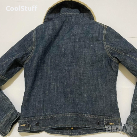 Дамско Зимно Дънково Яке G-Star Raw Denim, снимка 8 - Якета - 52656125