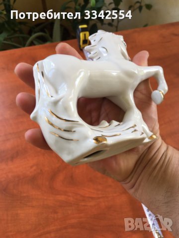 ПОРЦЕЛАН ФИГУРА СТАТУЕТКА ПОЗЛАТА, снимка 2 - Други ценни предмети - 37265013