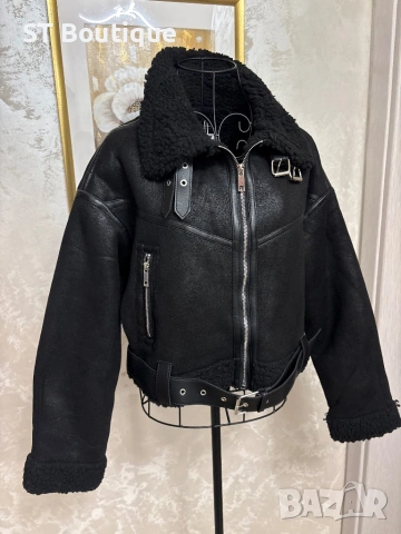 Дамско яке с каракул, снимка 2 - Якета - 53312926