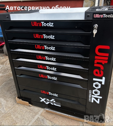 Професионален шкаф с метален плот 7пълни, снимка 1