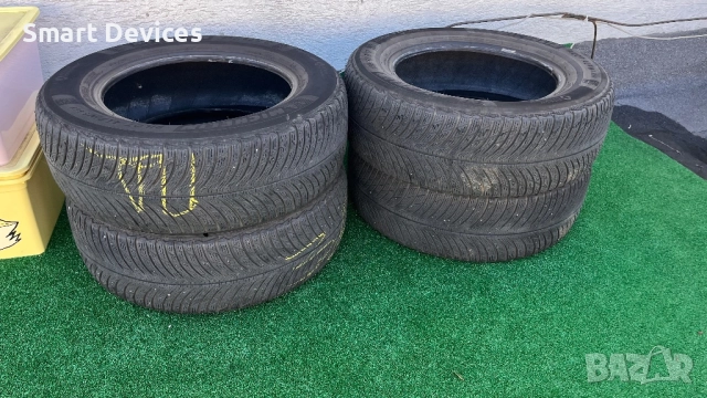 Зимни гуми 4 бр Michelin 235/60 R17с цена за комплека 80 лв, снимка 2 - Гуми и джанти - 52105249