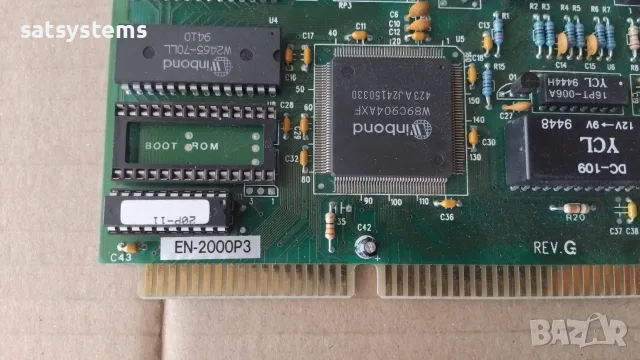 Danpex Corporation EN-2000P3 REV:W3 16-bit ISA Network Controller Card , снимка 7 - Мрежови адаптери - 56169205