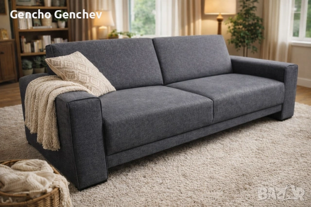 Текстилен диван, снимка 2 - Дивани и мека мебел - 53888107