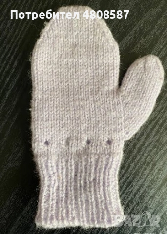 Детски лилави ръкавици, снимка 2 - Шапки, шалове и ръкавици - 54360053